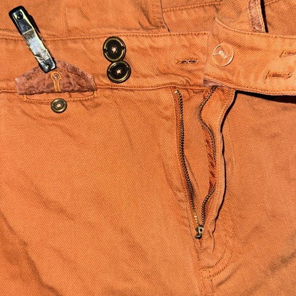 Pilcro Deep-V Jumpsuit Mango - Picture 6 of 12